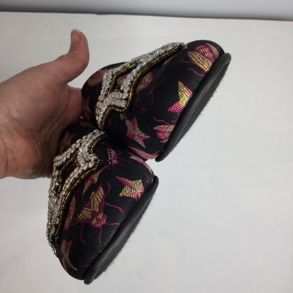 Circus by Sam Edelman Mules beetle rhinestone star embellished tapestry mules - Picture 7 of 8